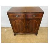 Mahogany Two Door Cabinet