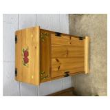 Soft Wood Slanted Cabinet