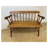 Spindle Back Settee
