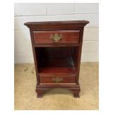 Mahogany 2 Drawer Night Stand