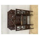 Unusual Antique Wooden Medical/Dental Cabinet