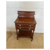 Antique Cherry 2 Drawer Stand