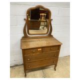 Vintage Oak Dresser w/ Mirror