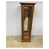 Lighted Mirrored back Curio Cabinet