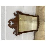 Mahogany Chip and dale style mirror