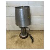 Contemporary Punch Tin Candle Lamp