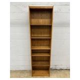 Tall Oak Bookcase