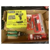New Ryobi Cordless Drill w/ Milwaukee Hand Tools