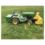 John Deere T0011 Garden Tractor
