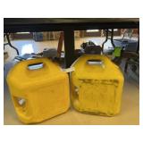 (2) 5 Gallon Fuel Cans