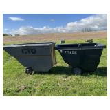 Bay Head and Unmarked Poly Dump Carts