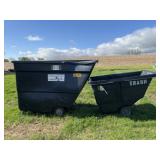 (2) Poly Dump Carts