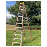 12 Ft. Werner Fiberglass Step Ladder