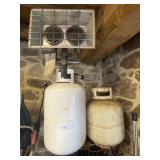 (2) Propane Bottles with Heater