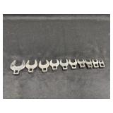 10 Piece Craftsman Crows Feet Wrench Set