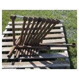 (5) Pairs of Reel Stanchions