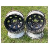 (4) 16' Metal Car Rims
