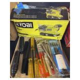 New Ryobi Belt Sander with Hand Tools
