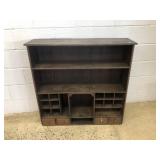 Vintage Desk Top with open shelves with Cubby inte