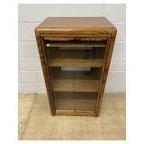 2 Door Oak Display Case