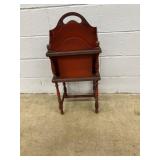 Vintage Painted Magazine Rack