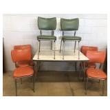 7 Piece Chrome Dinette Set