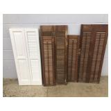 Selection of Interior Wooden Shutters