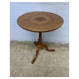 Cherry Birdcage Tilt Top Table