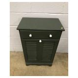 Wooden Fall Front Trash Receptacle
