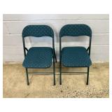 Upholstered Folding Card Table CHairs