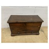 Signed and Dated 1857 Blanket Chest