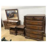5 Piece Mahogany Bedroom Suite
