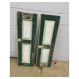 Pair of Vintage Pannell House shutter