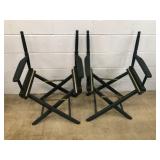 2 Folding Conductor Chairs