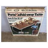 30" x 63" Foldaway Table