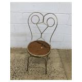 Metal Ice Cream Parlor CHair