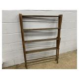 Vintage Expanding Wooden Drying Rack