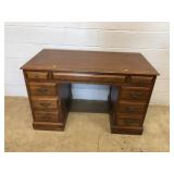 Cherry Double Pedestal Desk