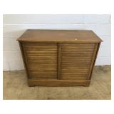 2 Door Credenza with Sliding Doors.