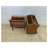 2 Various Magazine Racks
