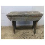 Primitive Painted Small Bench