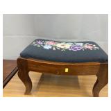 Needlepoint Footstool