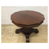 Mahogany Empire Octagon Table