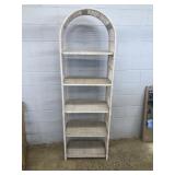 Rattan Dome Top 5 Tier Shelf