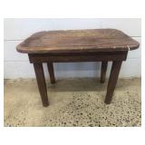 Primitive Red Painted Small Table
