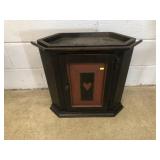 Modern 1 Door Small Corner Cupboard.