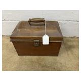 Tin Green Painted Lunch Box
