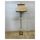 Vintage Iron & Jadite Floor Lamp