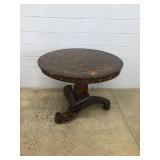 Antique Marquetry Inlaid Circular Table