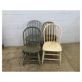 4 Various Vintage Side Chairs